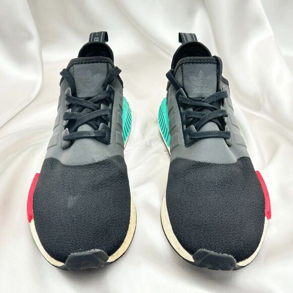 Adidas NMD_R1 Japan Heel Core Black Glory Green Lush Red Mens Sz 11 Shoes EF426 main image 6